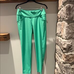 Lilly Pulitzer Corso Green Cropped Pants